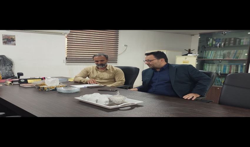  دیدار رییس اتاق اصناف مرکز استان بوشهر با رییس اداره منابع طبیعی و آبخیزداری شهرستان بوشهر 