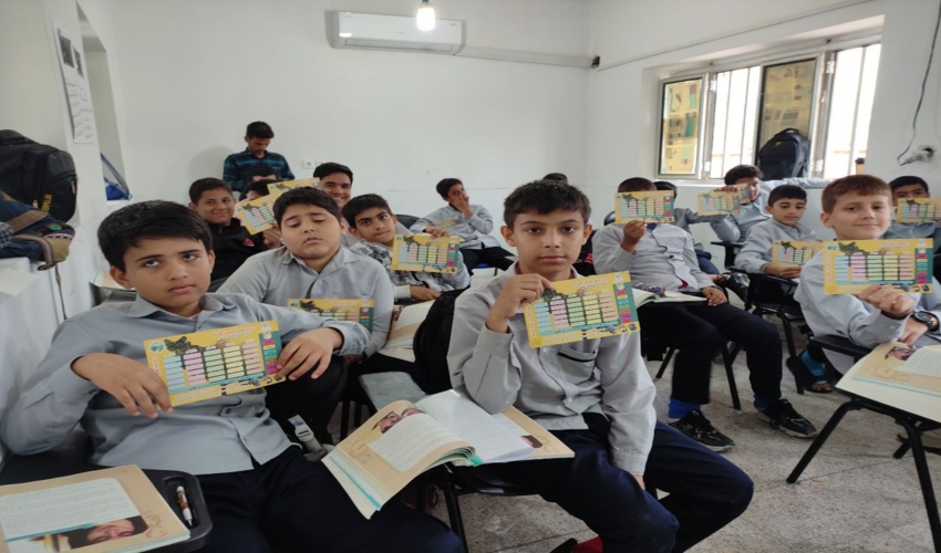 برگزاری کلاس آموزشی و ترویج در مدرسه پایه متوسط یک زائرخضرخان اهرمی تنگستان 