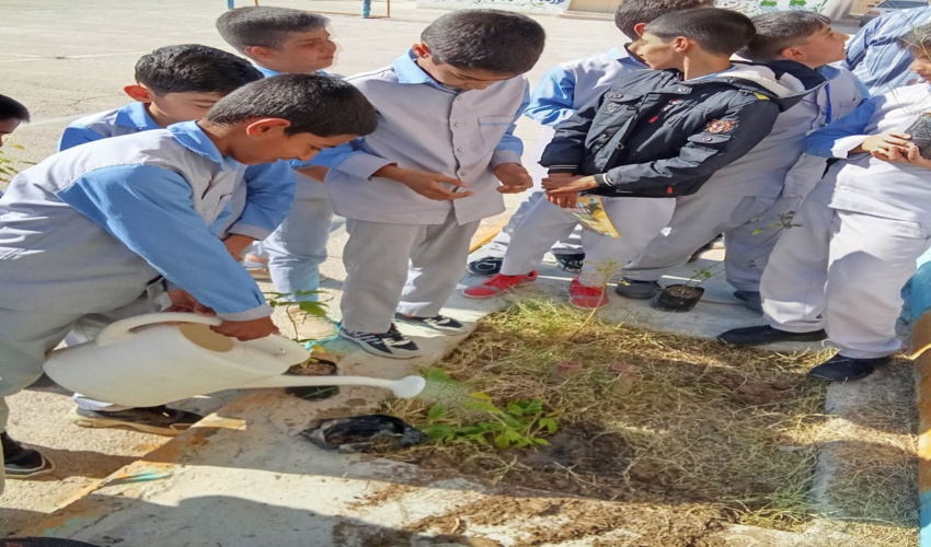 برگزاری کلاس آموزش و ترویج در دبستان شهید مدرس شهرستان تنگستان