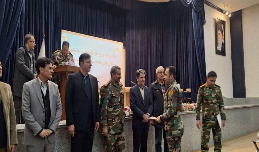 کسب رتبه برتر کشوری فرمانده و جانشین یگان حفاظت منابع طبیعی و آبخیزداری استان بوشهر استان بوشهر