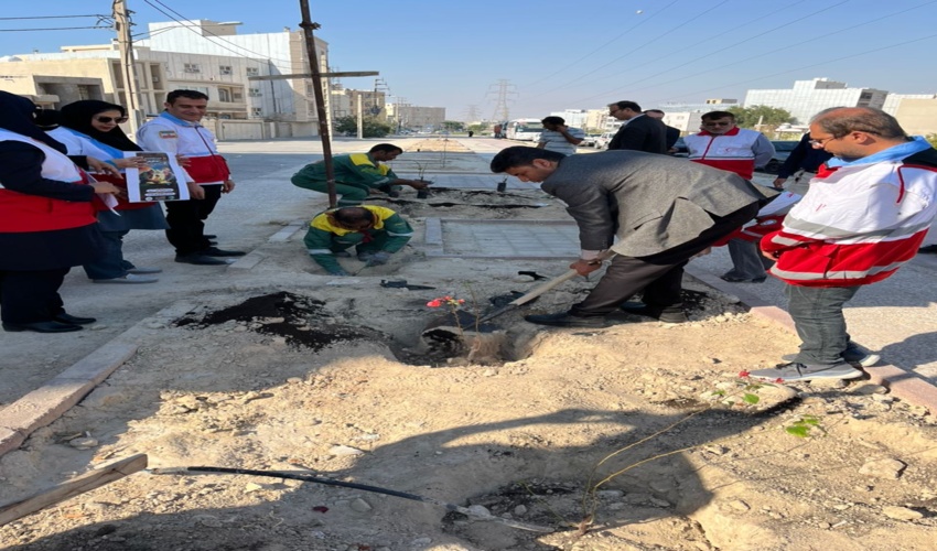 برگزاري پويش در سايه سار پدردر شهرستان کنگان